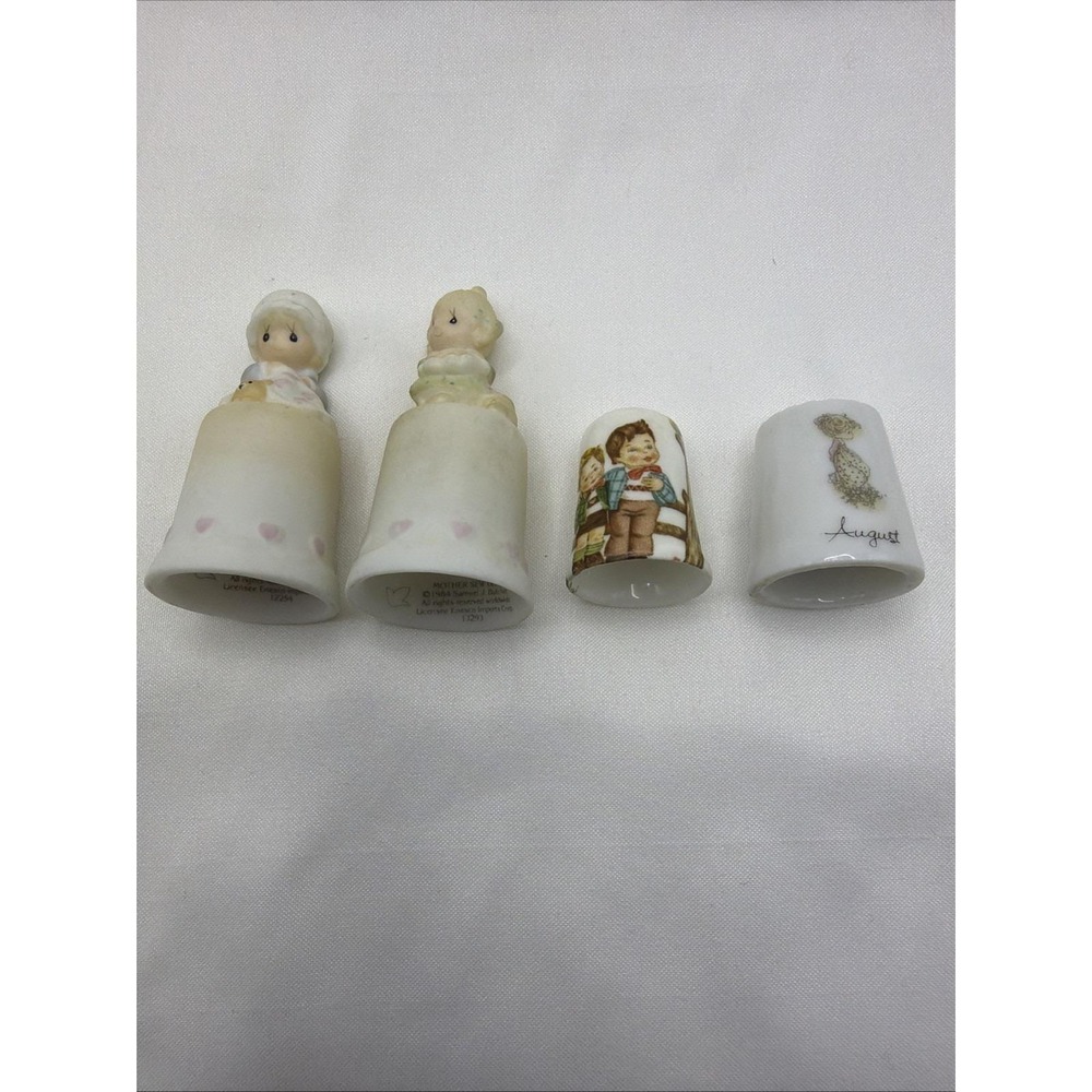 Precious Moments Thimble - Love Covers All - Mother Sew Dear - Months - Plus 1